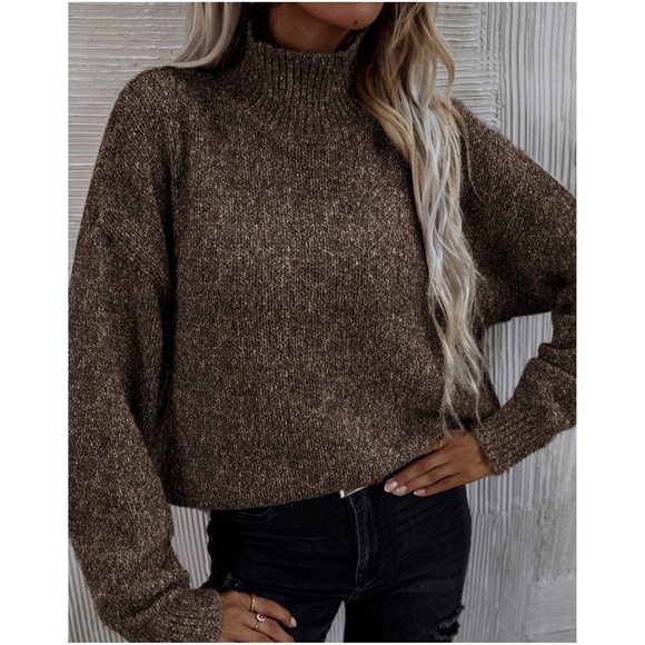 BellanBlue Sweaters - Cozy Mock Neck Oversized Knit Sweater